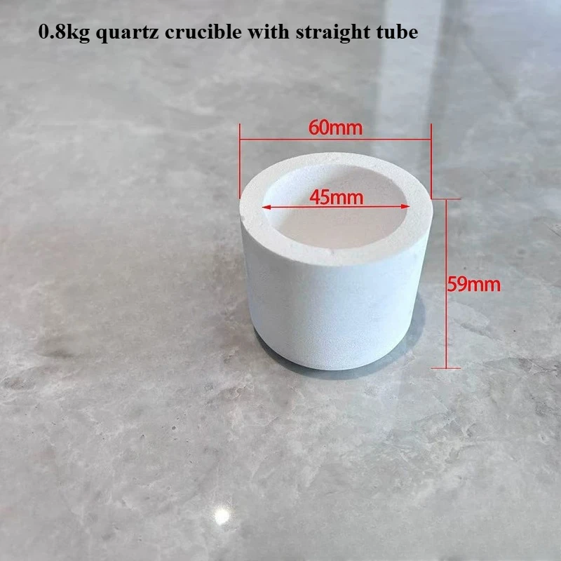 High Temperature Resistant Quartz Crucible, High-frequency Refractory Crucible for Gold and Precious Metal Smelting
