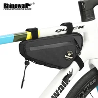 Rhinowalk-bolsa para cuadro de bicicleta, resistente al agua, paquete de almacenamiento debajo del tubo para bicicleta de montaña y carretera, accesorios para equipaje de ciclismo