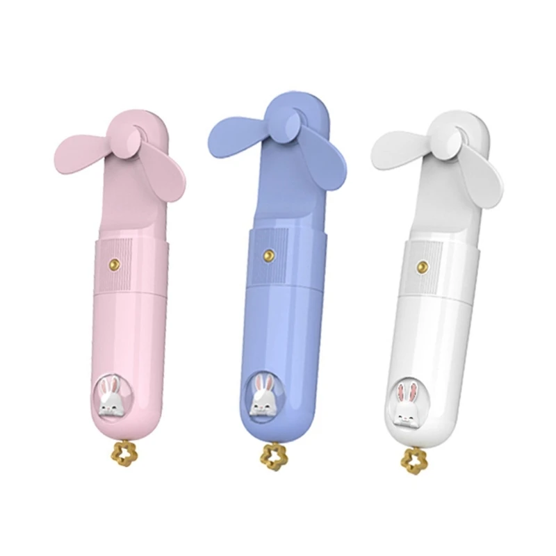 휴대용 팬 1200mAh 배터리 작동 휴대용 팬 3 속도 USB 충전식 팬 Dropship