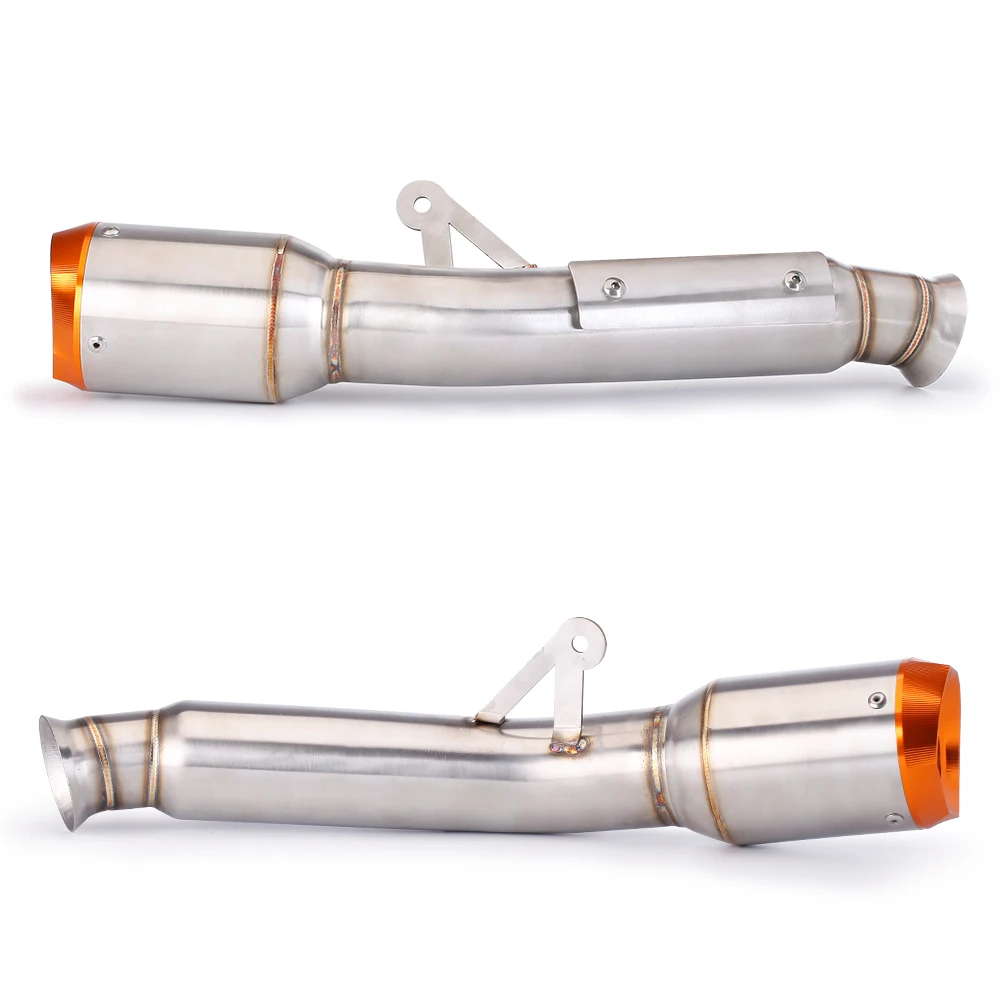 motorcycle exhaust pipe for  DUKE 790 DUKE 890 locomotive modified integrated orange tail cap tail