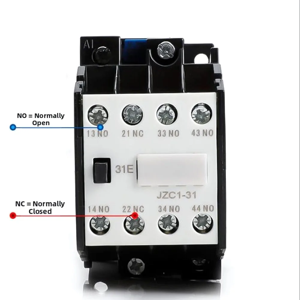 AC 380V JZC1-31 Contactor Relay Rated 16A for Pump Motor Control in Metallurgy Processing and Welding Engineering Applications