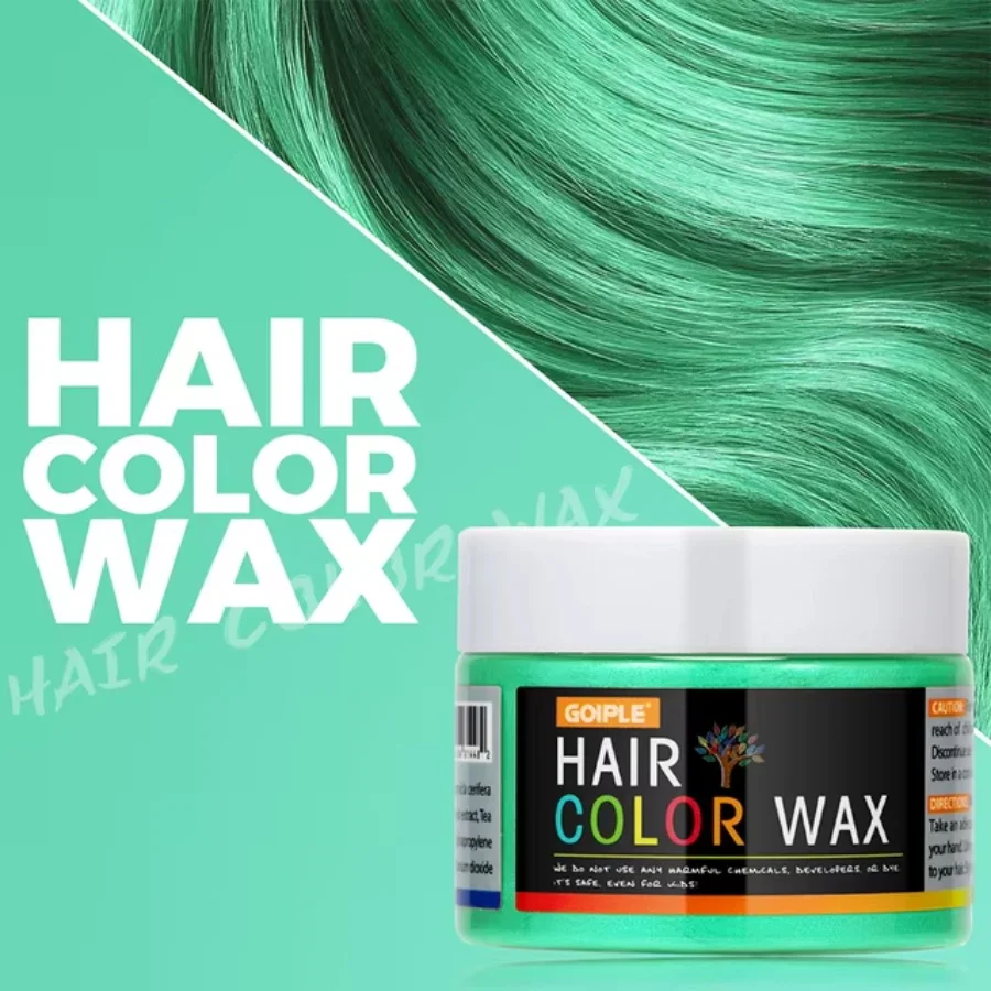 Valentijnsdag DIY Haarverf Modder Haar Kleurwas Makkelijk te Verwijderen Kleurcrème Eenmalige Haar-, Baard- en Wenkbrauwkleurproducten