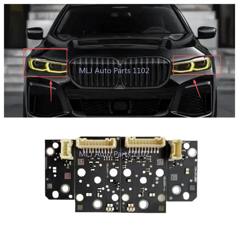 CSL Желтые светодиодные платы Angel Eye DRL для BMW G11 G12 LCI 730I 740i 750IX 730Li M750I 2020, светодиодные фары дневного света