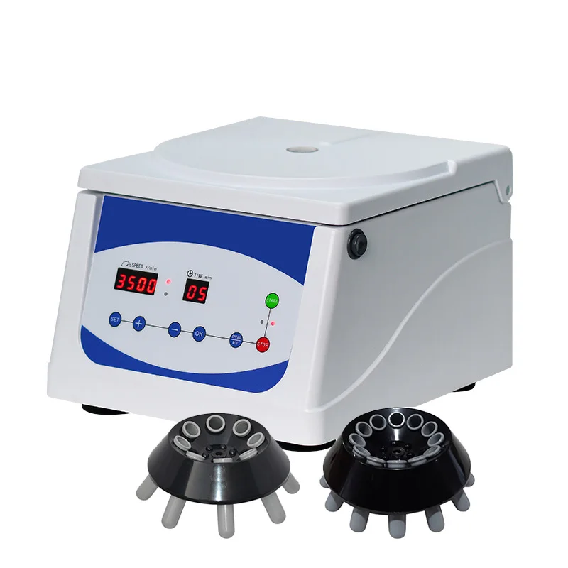 MKE TD4 Micro Benchtop Max 4000 RPM Low Speed Portable 8*15ml Tubes Centrifuge Machine 2100xg RCF Universal Laboratory Use