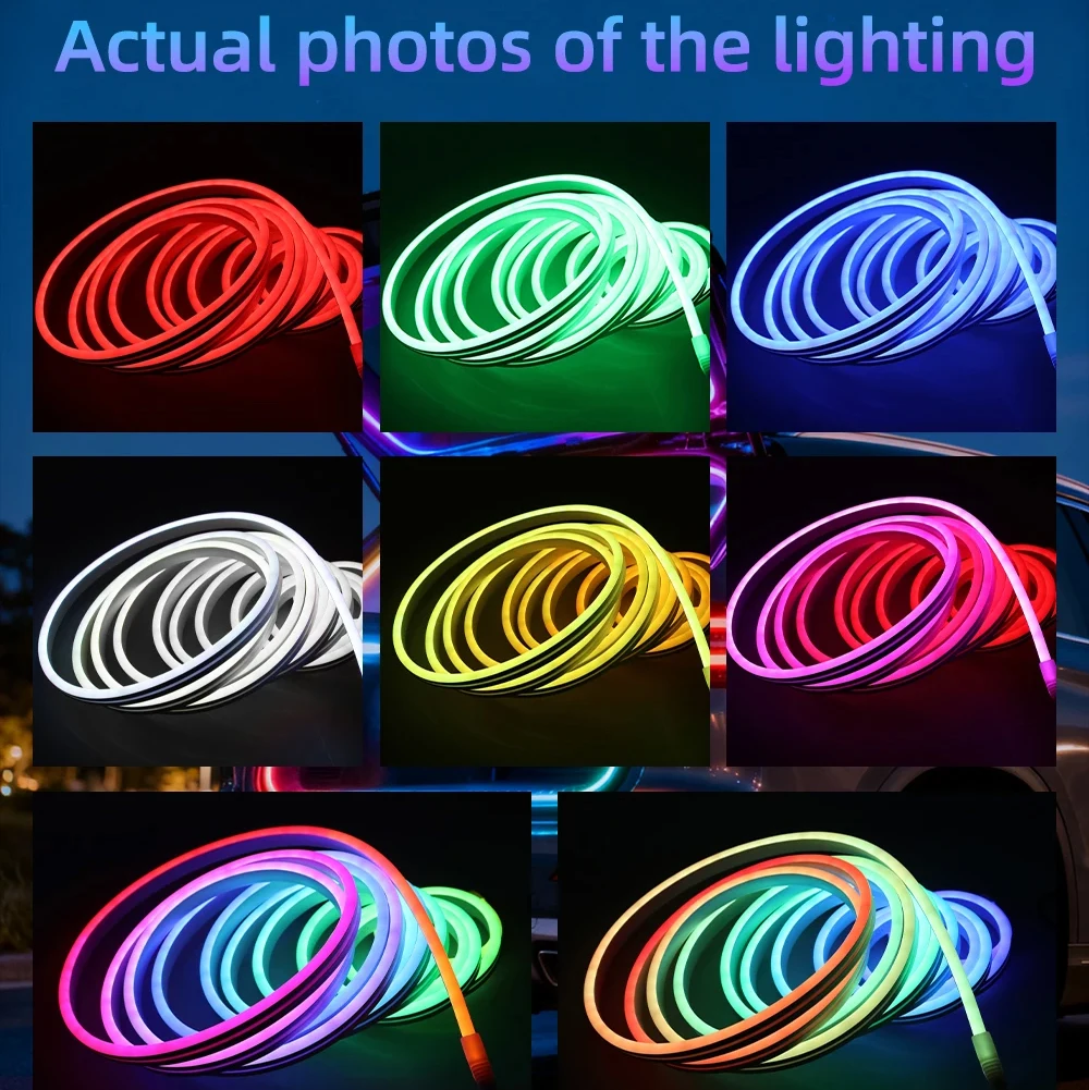 شريط إضاءة LED RGB لصندوق السي - مراجعة Outdoor Lighting Strip وسعره