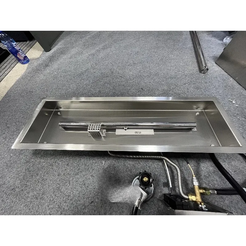 Прямоугольная горелка из нержавеющей стали 304 для костра - для жизни на открытом воздухе - новый продукт