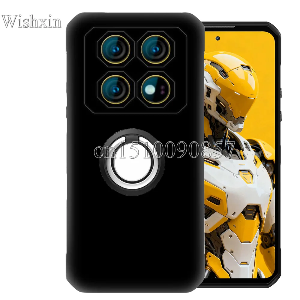 Ringhalter, stoßfest, weiches TPU, Ständer, stoßfeste Hülle für Oukitel WP60 Coque Funda – Detail 5