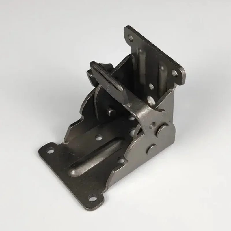 1Pcs 90-degree Self-locking Folding Hinge Right-angle Furniture Thickened Folding Hinge Bracket