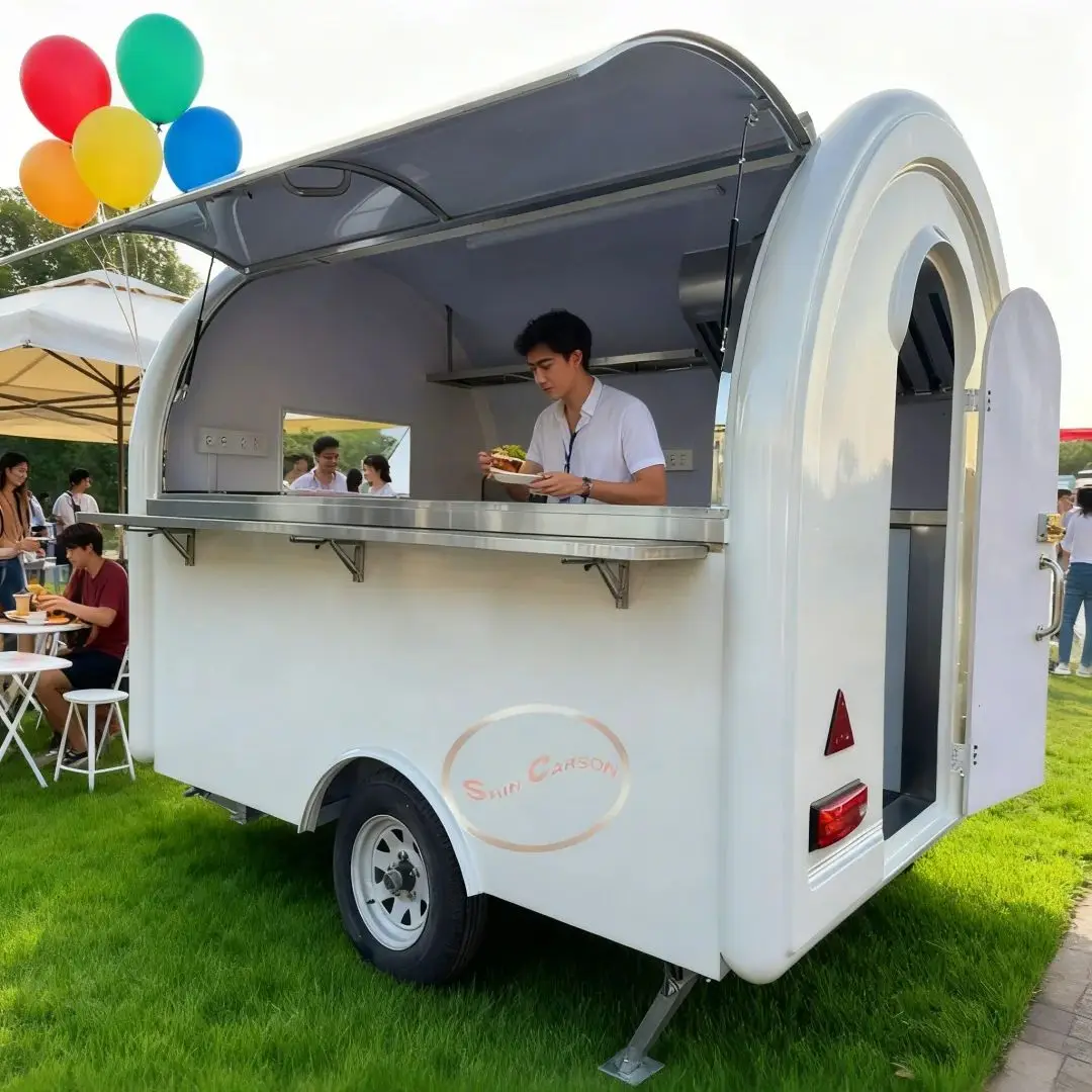 

Custom Fast Food Truck Van Mobile Kitchen Pizza Ice Cream Coffee Taco Concession Full Stall Catering