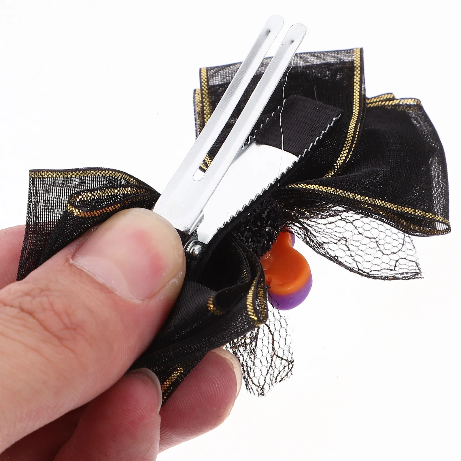 

Butterfly Hair Clip Halloween Kids Hairpin Funny Horror Design For Costume Party Photoshoot Bow-Knot Barrettes Hair