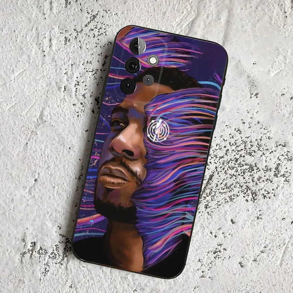 K-Kid C-Cudi Man On The Moon  Phone Case For Samsung Galaxy A13,21s,22,31,32,52,53,71,80,91 Soft Black Cover