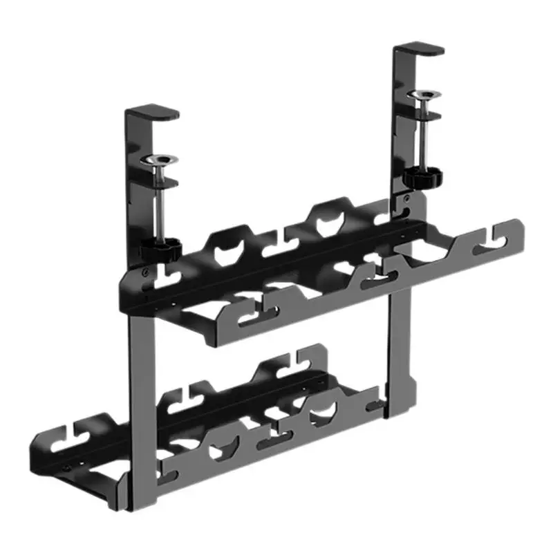 

Cable Management Under Desk Space Saving Under Desk Cable Management Tray for Offices Cord and Wire Management Organizer Tray