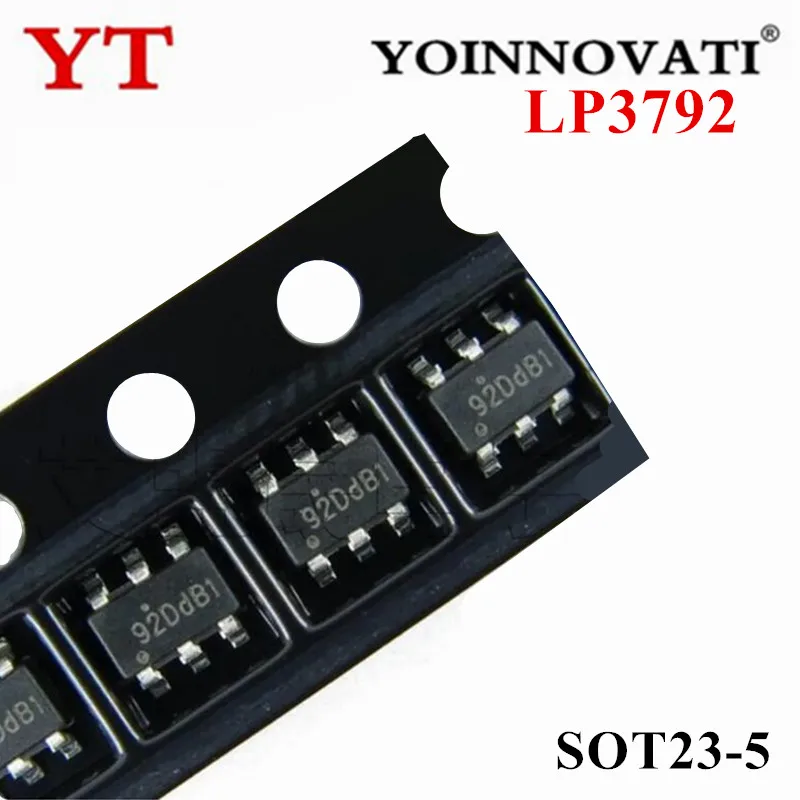 10 sztuk 50 sztuk LP3792 92DdB1 3792 SOT23-6 IC