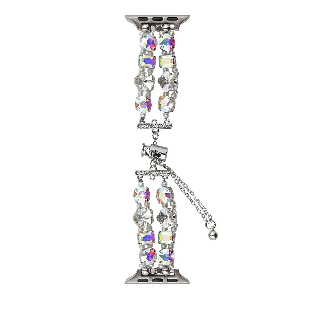 Cinturino per orologio in acciaio inossidabile per gioielli per iWatch Ultra 2 Series 10/9/8/7/6/5 Cinturino per orologio alla moda 42/44/45/46/49mm 38/40/41mm_voghion.com