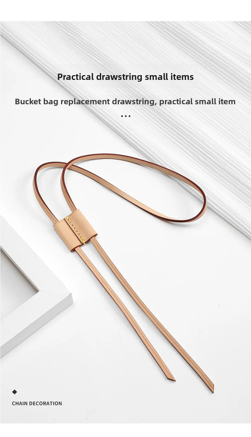 Bag Straps Drawstring For Lv Bucket Bag Replacement Tension Cords Bags Shoulder Slide Lock Buckle Bag Replacement Accessories