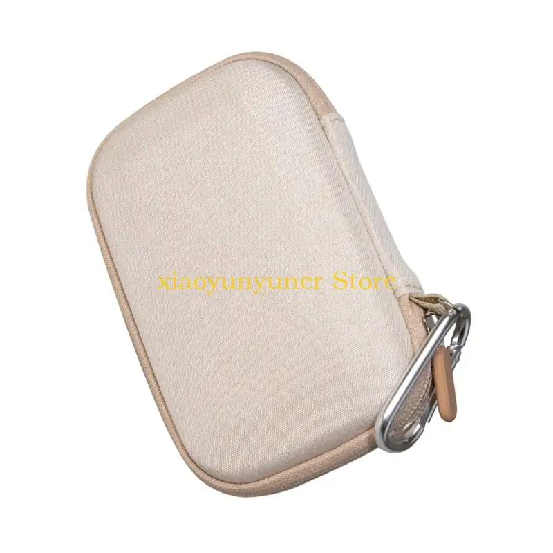 P9JB Computer Mouse Storage Case with Accessory Pocket, Interior Divider, Firm Outer Shell, and Exterior Carry Clip