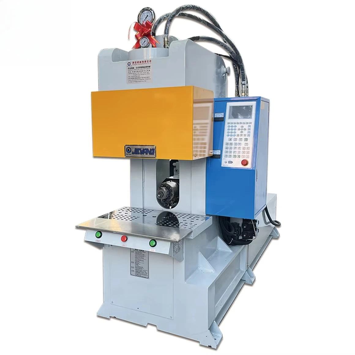 55Tons Full Automatic C Type Plastic Injection Molding Machine for Plug Making Power Cord Plug Injection Molding Machine
