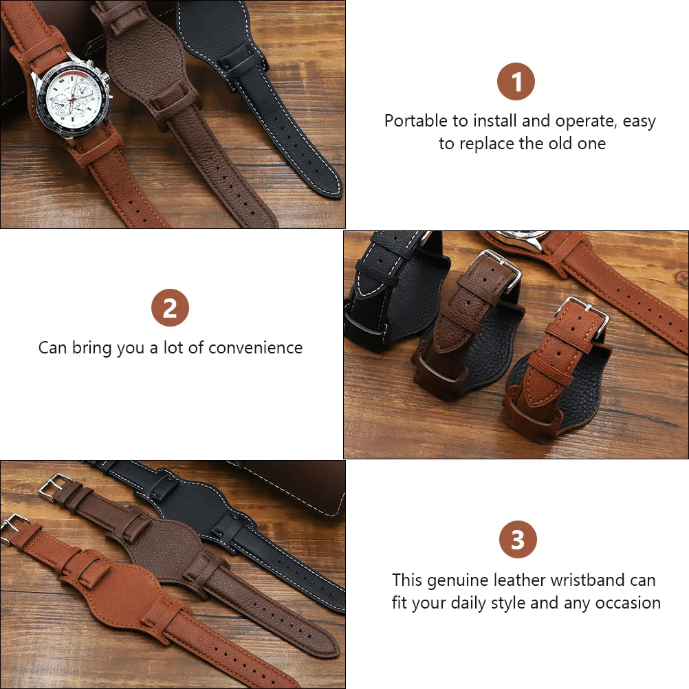 

1Pcs High-Grade Strap Anti-Allergy Design Simple Installation Durable Replacement Wristband for Watches