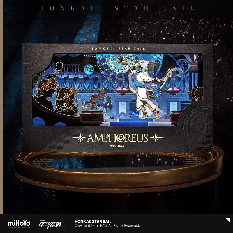 공식 miHoYo 혼카이: 스타 레일 정품 애니메이션 리크리에이션 크로니클 시리즈 게임 상품 투명 카드 휴일 선물