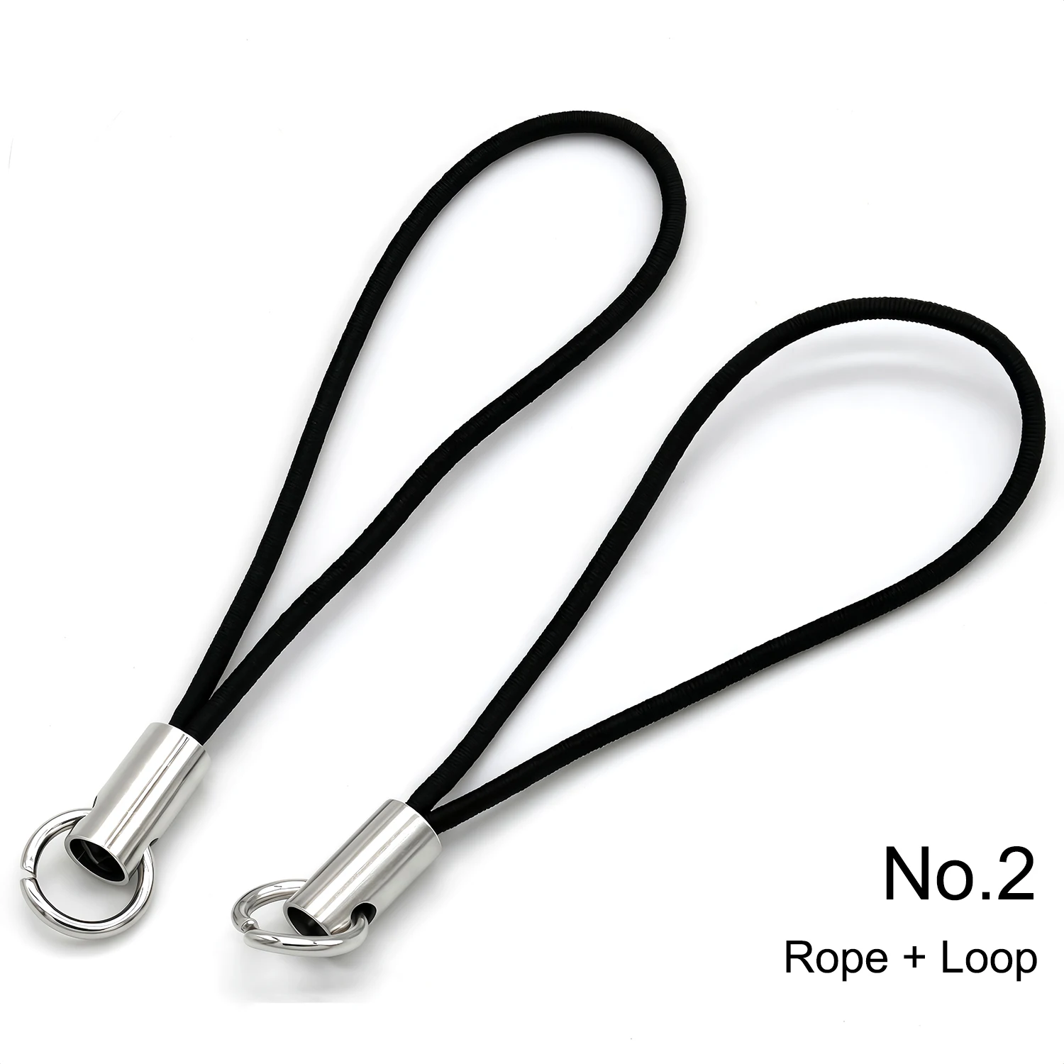 20/50 Stück Elastische Lanyard-Schnüre mit Karabinerhaken, Schlüsselanhänger-Haken, Mobiltelefon-Zubehör, Anhänger, Schlüsselring-Zubehör – Detail 7