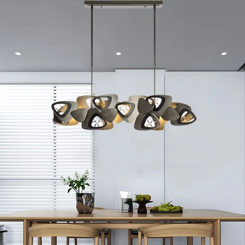 

Nordic Postmodern Led Chandelier Long Pendant Light For Restaurant Bedroom Front Desk Luxury Hotel Bar Counter Lighting Fixtures
