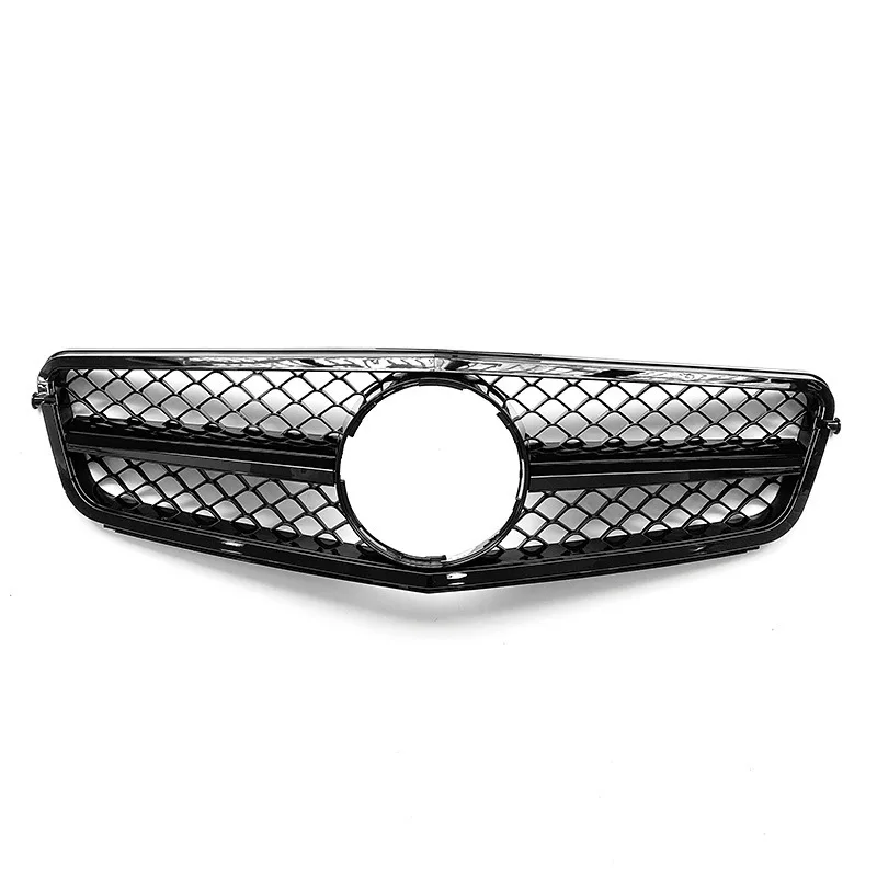 Suitable for 2007-2014 Mercedes Benz C-Class W204 AMG grille Front Racing Grille Grill Mask Cover Trims Front Hood Grills