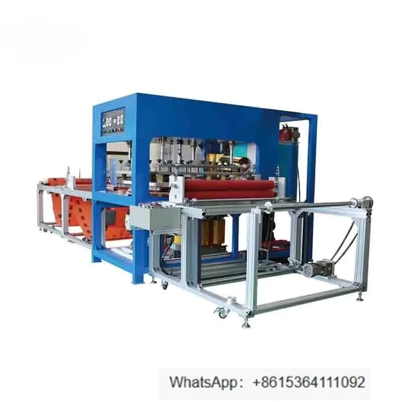 Высокомощный 2500-3000 Вт 220 В новый четырехколонный автоматический высокочастотный сварочный аппарат для пластика с автоматической подачей материала (ПВХ/АБС/ПЭТ) 3000 кг