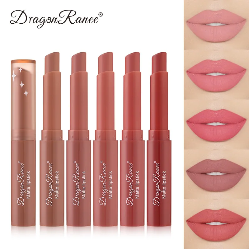 12 Kleur Matte Lippenstift Nude Roze Matte Effen Lipgloss Langdurige Velve Rood Getinte Balsem 24 Uur Waterdichte Make-Up Lipsticks