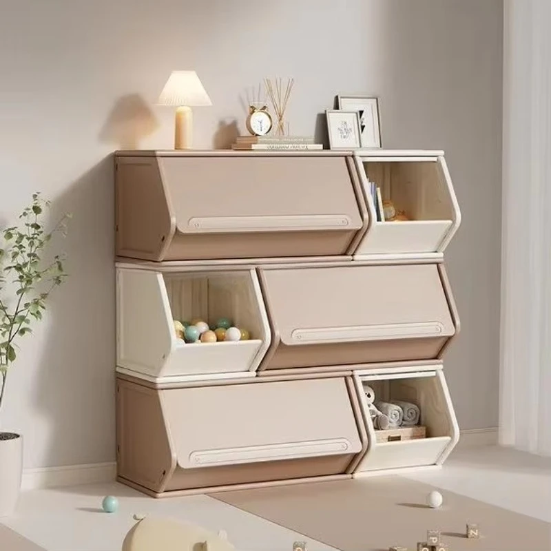 Virtual Room Stackable Modular Storage Rack Utility Storage Box Toy Book Clothes Storage Rack DIY Plastic Locker
