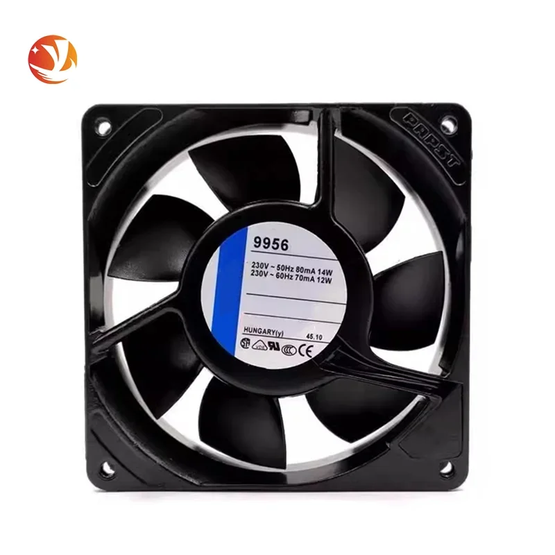 

YJL 9956 12025 120*120*25mm 230V AC 14W 0.07A 12CM High Temperature Resistant Mechanical Wind Power Axial Cooling Fan