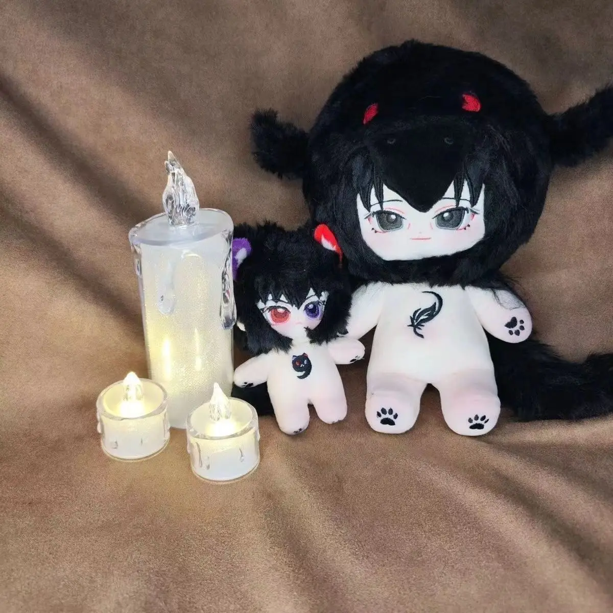 

Stuffed 20cm Uchiha Sasukey Anime Figures Plush Cartoon Cotton Doll Toys Gifts for Children