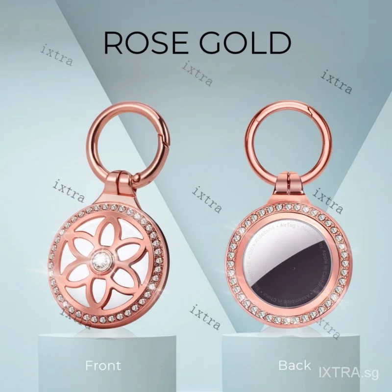 Airtag Necklace,Titanium Alloy Metal Dial Design Airtag Necklace Kids,75cm/29.5in Adjustable Alloy Chain Air tag Necklace for Ad