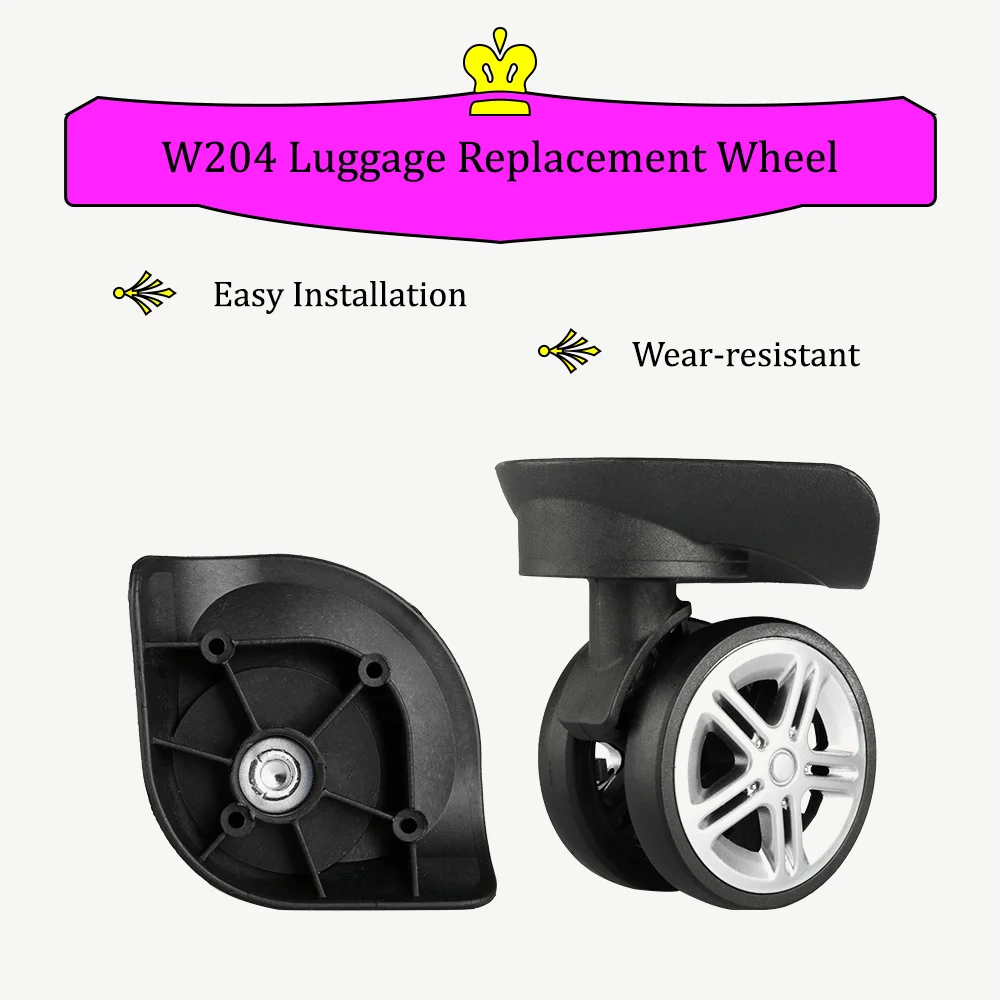 W204 Suitcase Luggage Customs Box Repair Pulley  High Quality Material Selection Durable Boarding Case Replacement Rollers