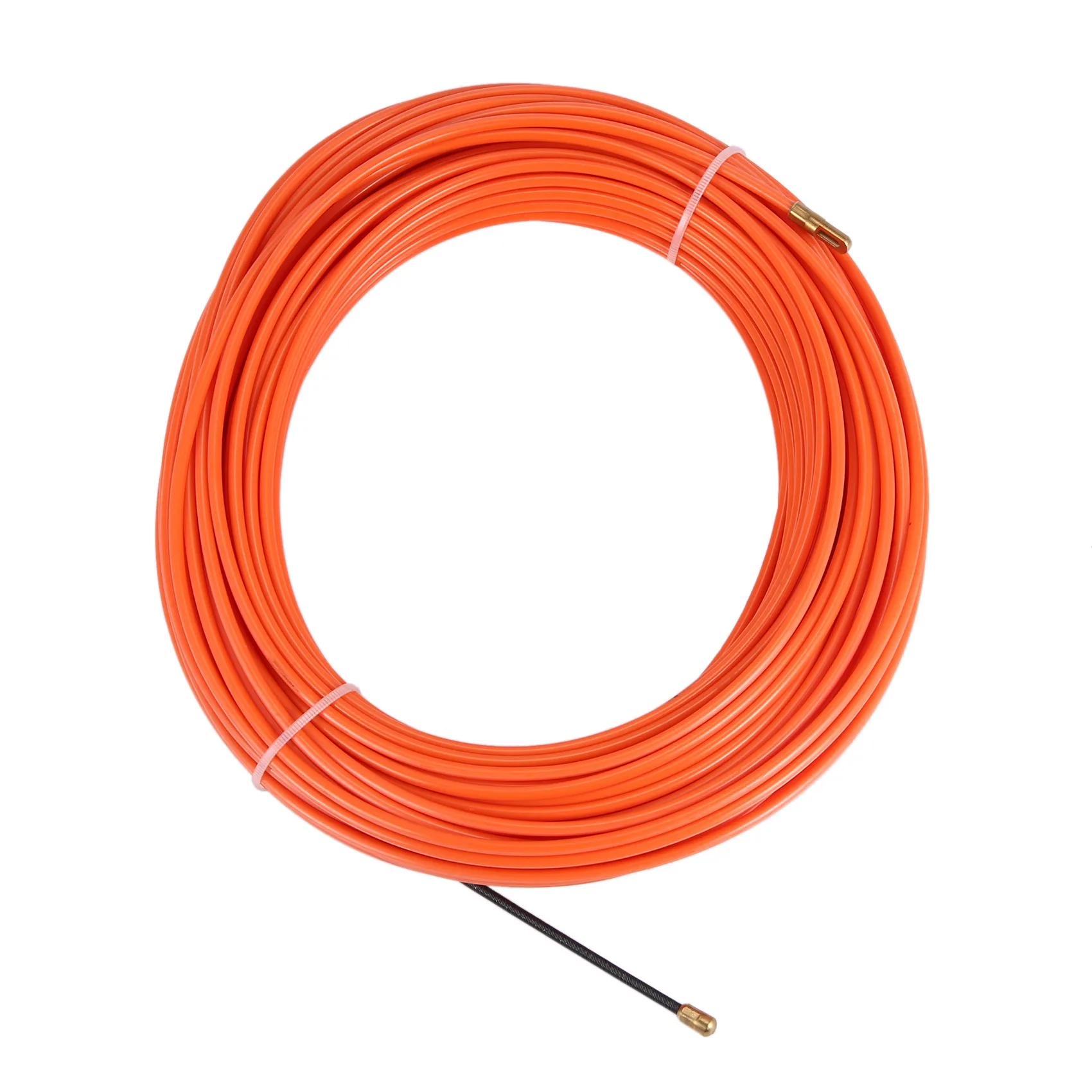 B84B-4Mm Orange Guide Device Nylon Electric Cable Push Pullers Duct Snake Rodder Fish Tape Wire