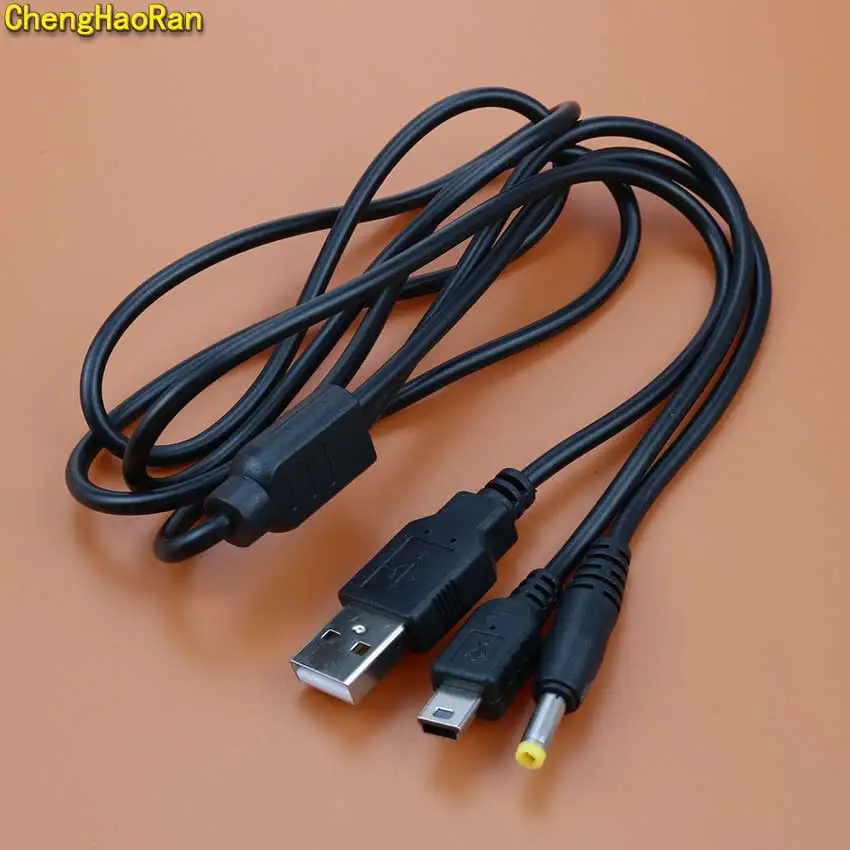 

1 Piece 2 In 1 USB Charging Cable For PSP 1000 2000 3000 USB To DC 4.0x1.7mm Plug Power Charge Cord For PSP1000 PSP2000 PSP3000