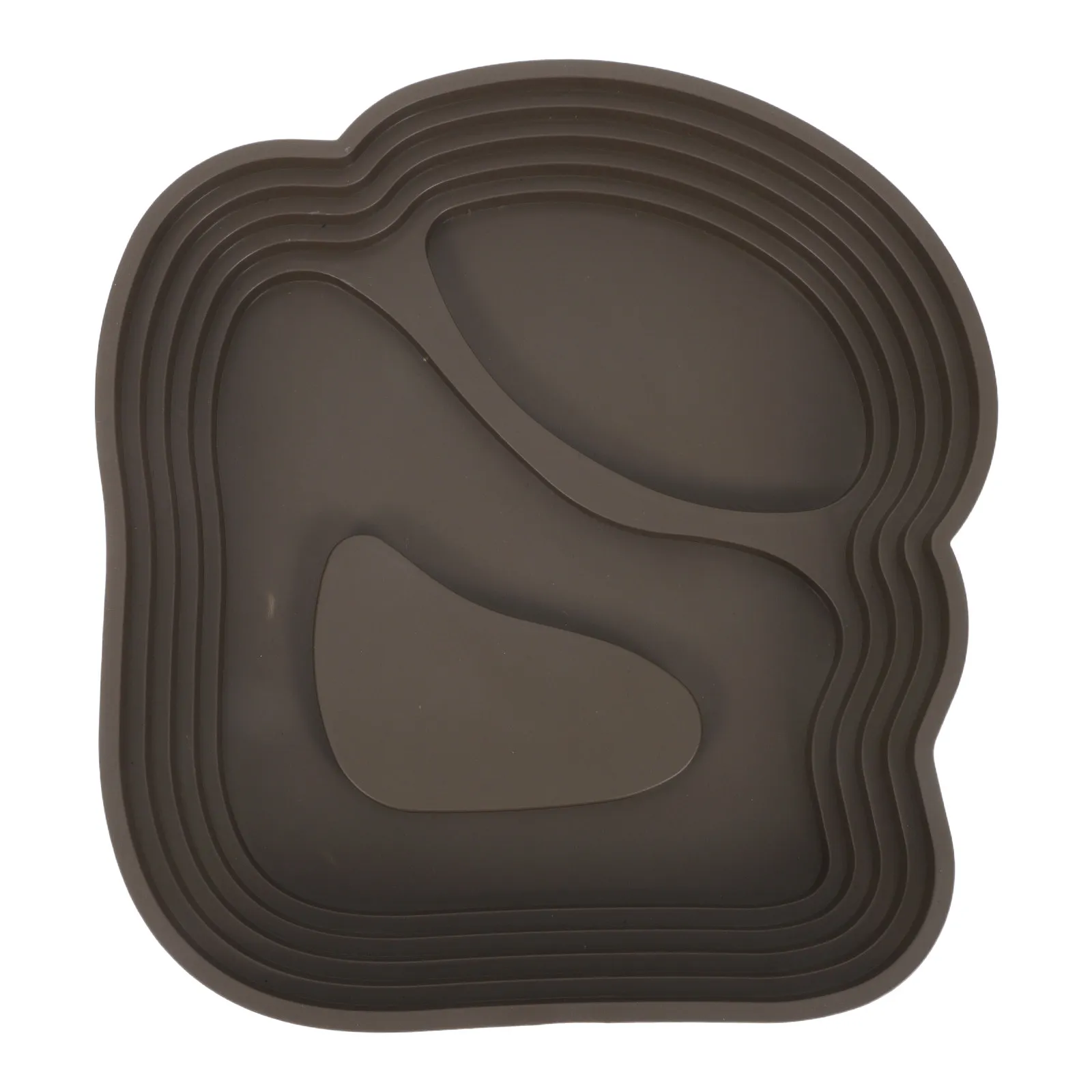 

Reptile Bathing Pool Dark Brown Plastic Turtle Feeding Dish Ramp for Bearded Dragon Gecko Snake Terrarium Aquarium