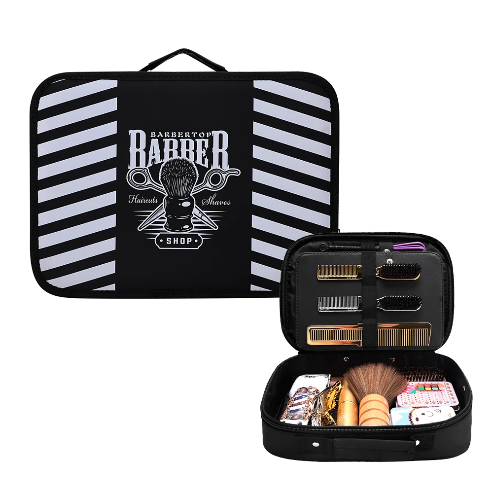 

Salon Hairdressing Scissors Bag Large Capacity Storage Box Hard Suitcase Beauty Multifunctional Tools
