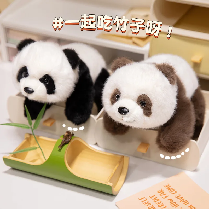 30-55cm Cartoon Lying Panda Animals  Plush Cute Toys Funny Adorable Panda Stuffed Super Soft Doll For Christmas Birthday Gifts view 2