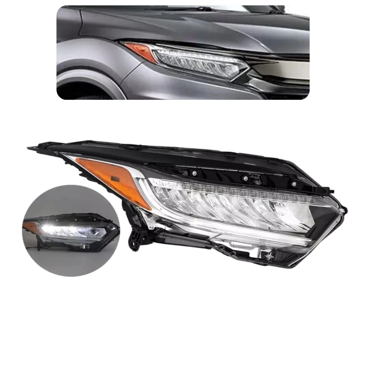 USA High Version Front Headlight Assembly 2019-2021 Auto Front Lighting Lamp Parts