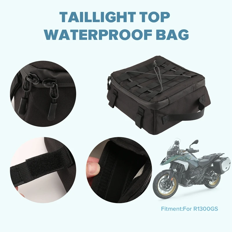 Motorcycle Accessories Luggage Rack Under Bag For BMW R1300GS R1300 GS R 1300 GS 2023 2024 Tail Light Top Waterproof Bag