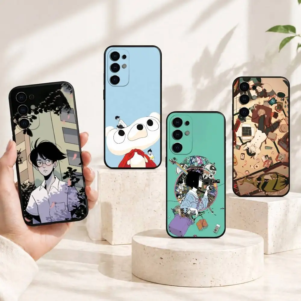 Anime The Tatami Galaxy Phone Case For Samsung S25,S24,S21,S22,S23,S30,Ultra,S20,Plus,Fe,Soft Silicone Black Cover