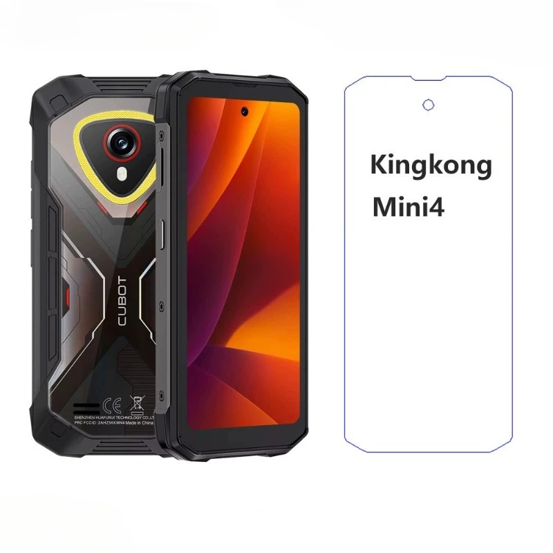 

For Cubot King Kong Mini 4 Tempered Glass Screen Protector for Kingkong Mini4 2.5D Anti Scratch HD Ultra Thin Protective Film