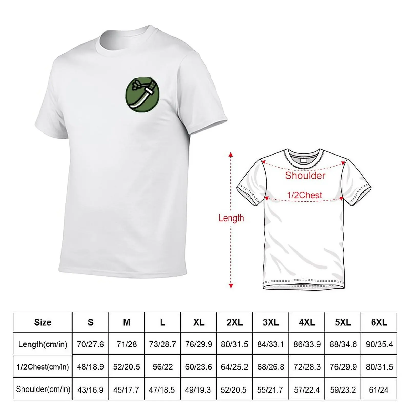 Long Sword T-Shirt man t shirt summer t shirts cotton 100% cotton t shirts man 100% T-shirt