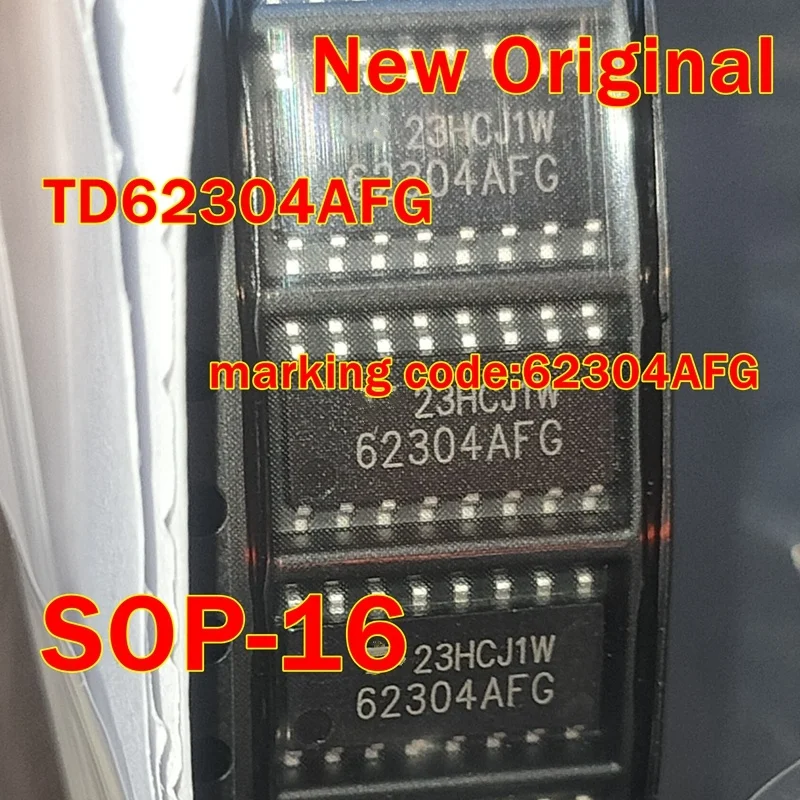 

1pcs to 100pcs TD62304AFG TD62304AF SOP-16 New Original marking code:62304AFG 7CH LOW ACTIVE DARLINGTON SINK DRIVER