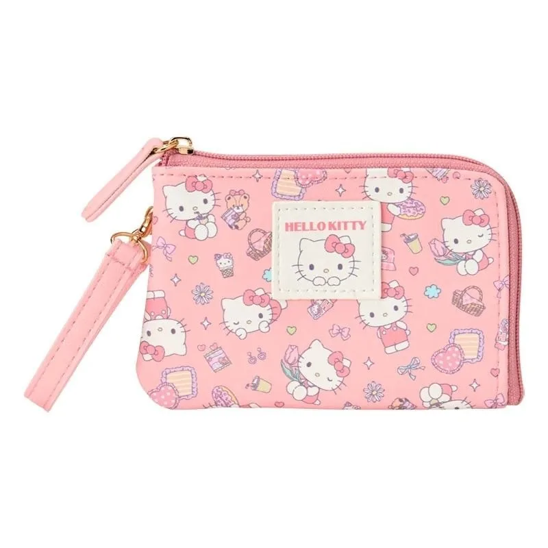 

Anime Sanrio Cinnamoroll Portable Id Pouch Kuromi Cute Cartoon Print My Melody HelloKitty Small Coin Wallet Daily Casual Gifts