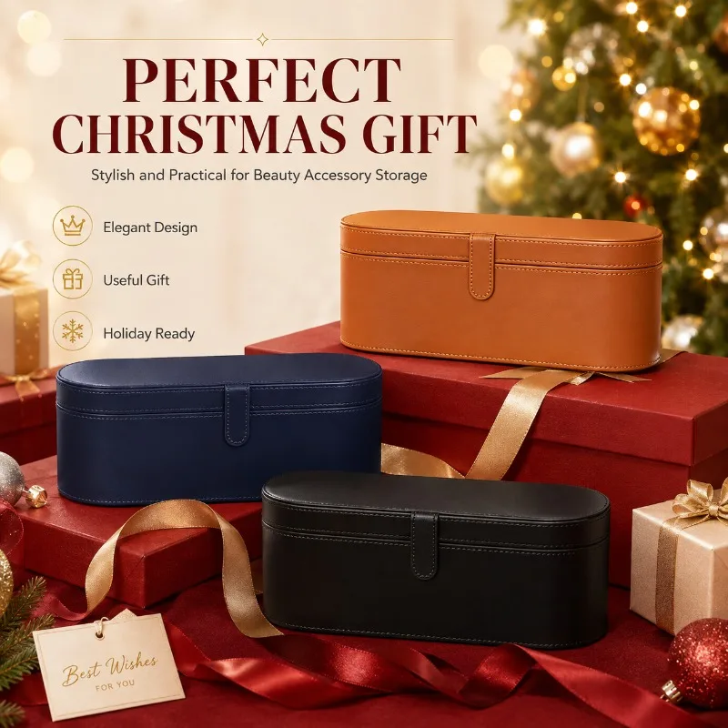 Christmas Gift‑Ready Desktop Beauty Accessory Storage Box Snap Buckle Practical Household Organizer For Bedroom Vanity Table