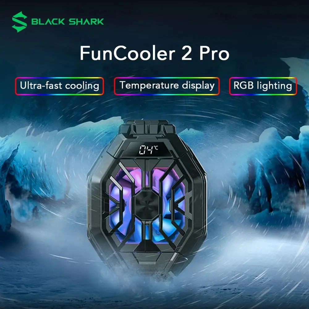 Black Shark Fun Cooler 2 Pro Fun Cooler Liquid Cooling Back Clip For Black Shark 4 Poco X3 F3 For Xiaomi Redmi Note 10 iphone