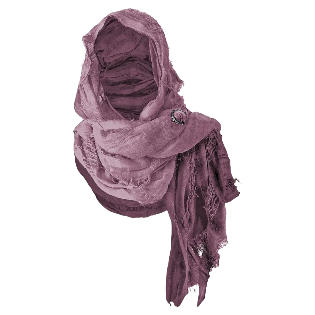 تأثيري الرجال القرون الوسطى القراصنة الرجعية هود وشاح أسود أخضر التفاف عباءة عصر النهضة هالوين حفلة تنكرية زي الكتف القلنسوة