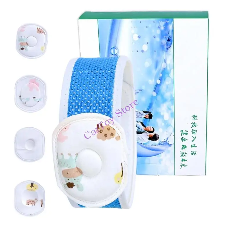 ผ้าฝ้ายสายสะดือBellyปุ่มShaperทารกBellyปุ่มแถบทารกแรกเกิดปรับเด็กไส้เลื่อนสะดือเข็มขัด