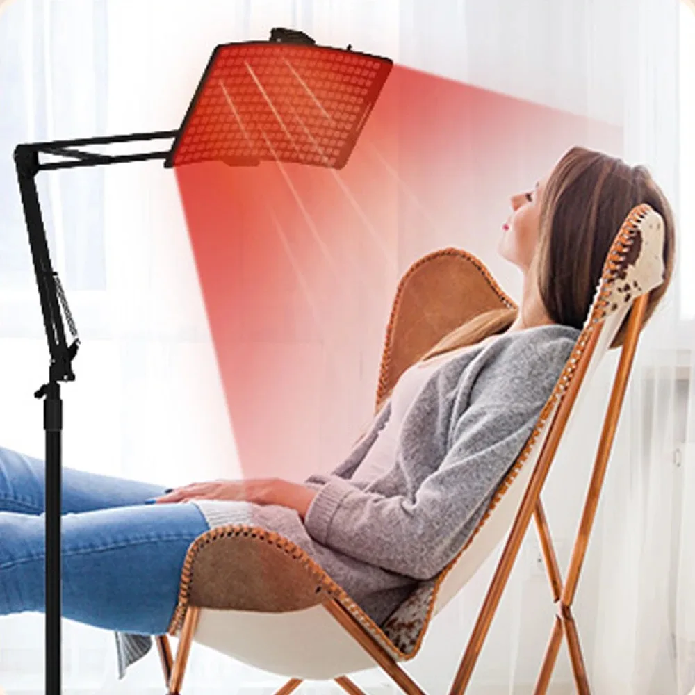 Red Light Therapy Lamp For Full Body Near Infrared Light Device Face LED Light Pain Stress Relief Daily Skin Care 660nm 850nm